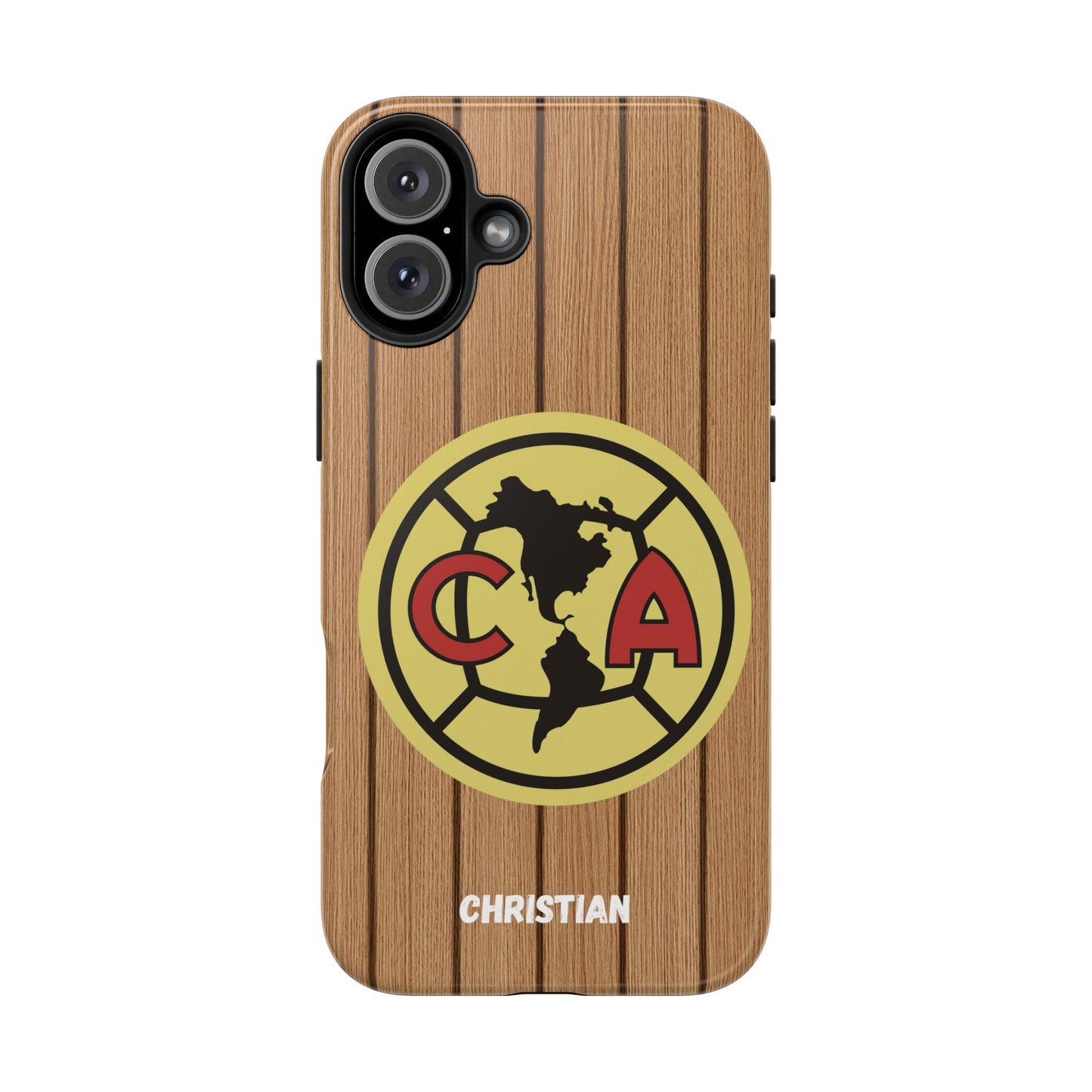 Wooden Phone Case - Club America Tough Phone Cases