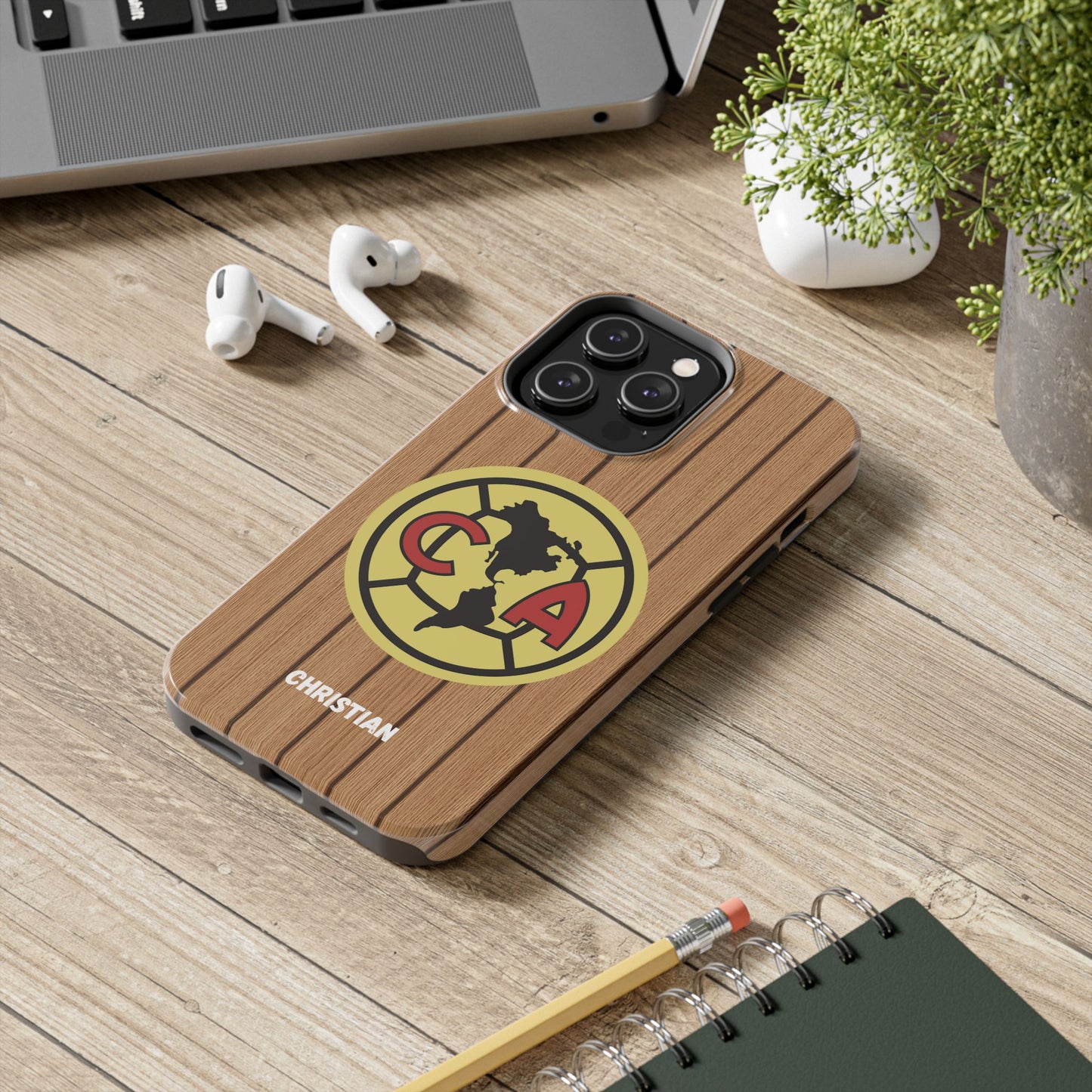 Wooden Phone Case - Club America Tough Phone Cases