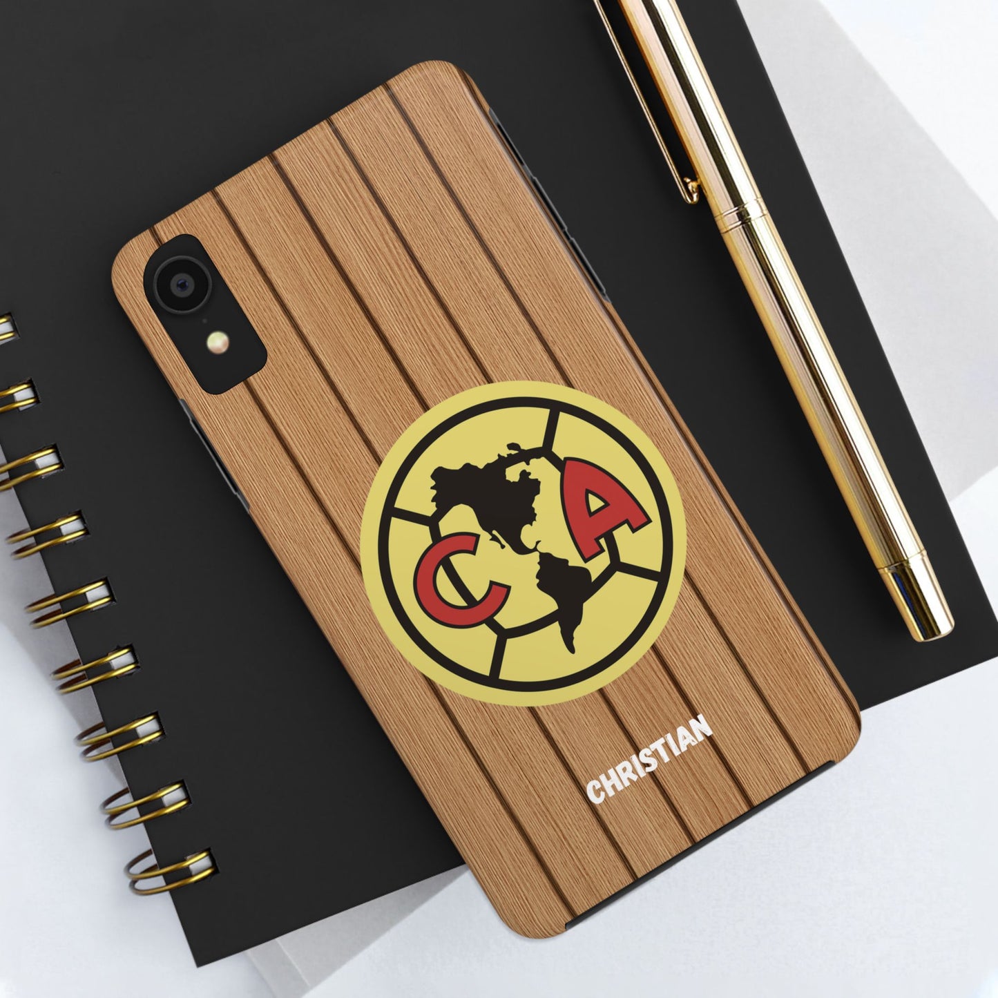 Wooden Phone Case - Club America Tough Phone Cases