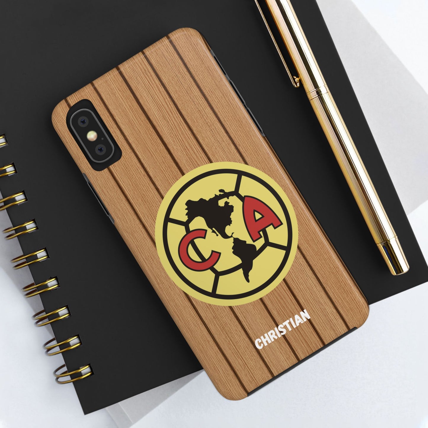 Wooden Phone Case - Club America Tough Phone Cases