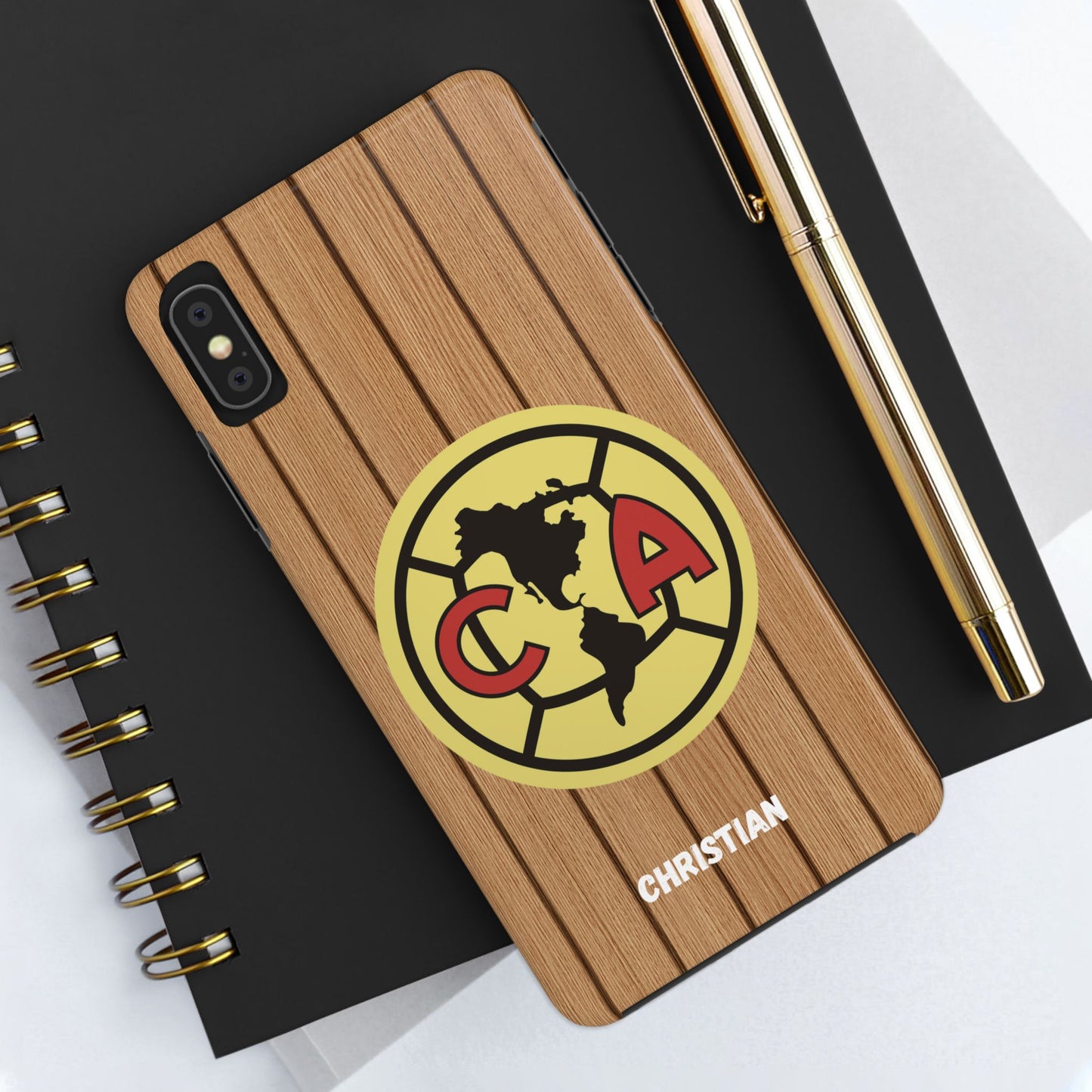 Wooden Phone Case - Club America Tough Phone Cases