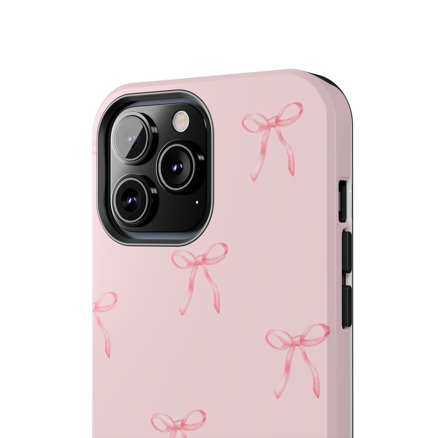 Chic Pink Ribbon Tough Phone Case, Cute Phone Cover, Durable iPhone Case, Gift for Her, Stylish Smartphone Protection