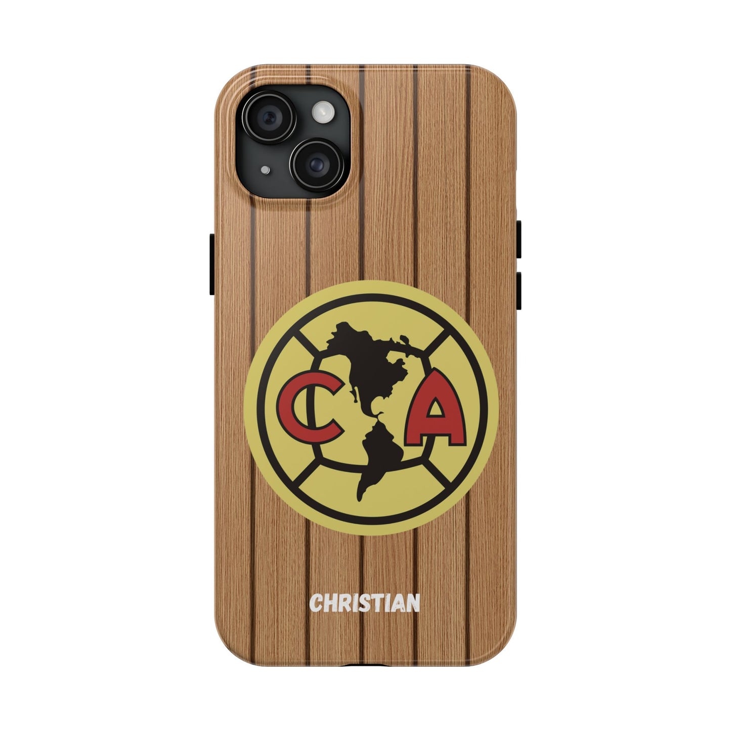 Wooden Phone Case - Club America Tough Phone Cases
