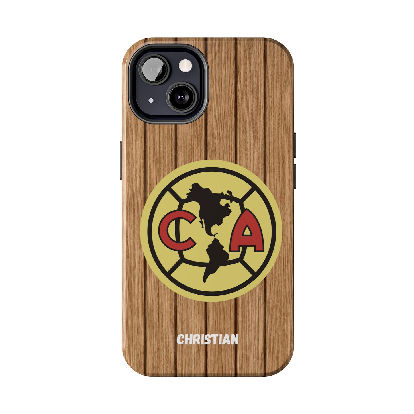 Wooden Phone Case - Club America Tough Phone Cases