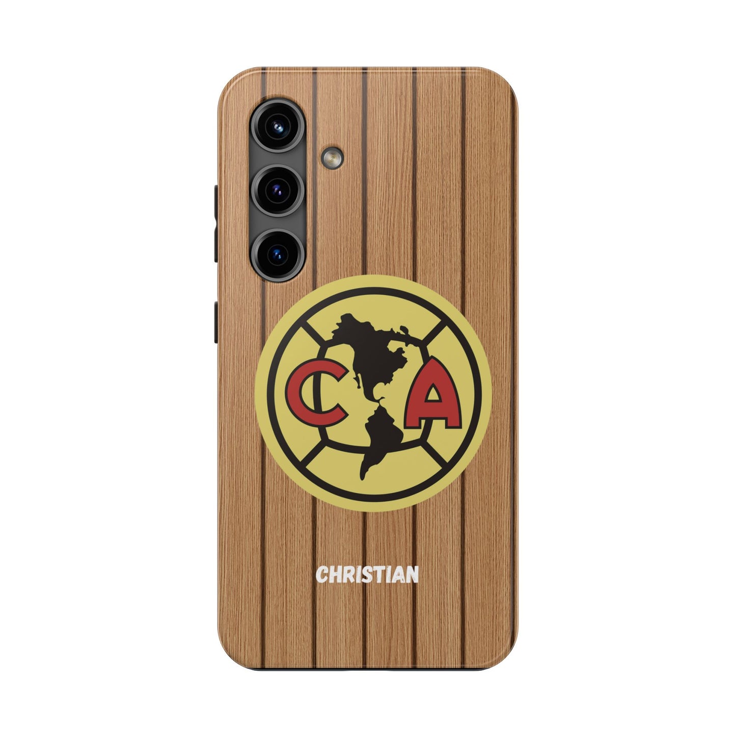 Wooden Phone Case - Club America Tough Phone Cases
