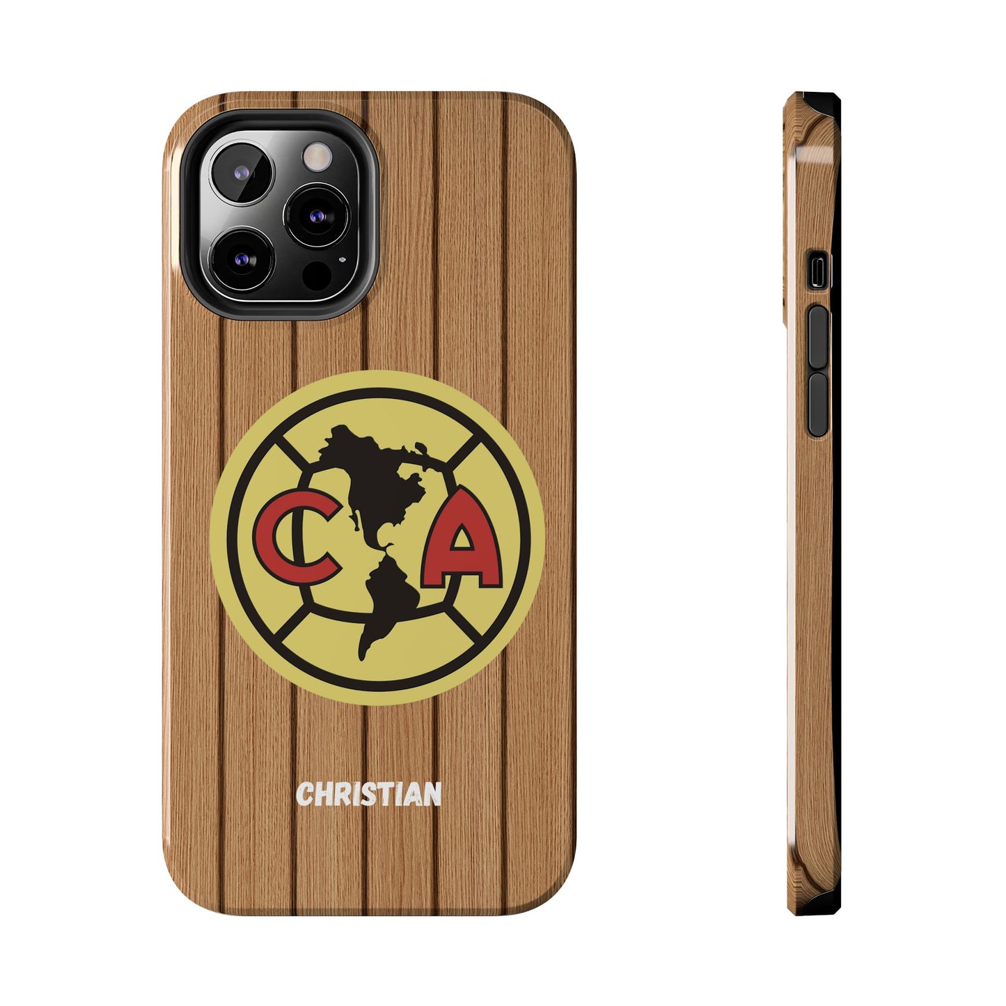 Wooden Phone Case - Club America Tough Phone Cases
