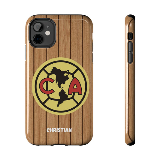 Wooden Phone Case - Club America Tough Phone Cases