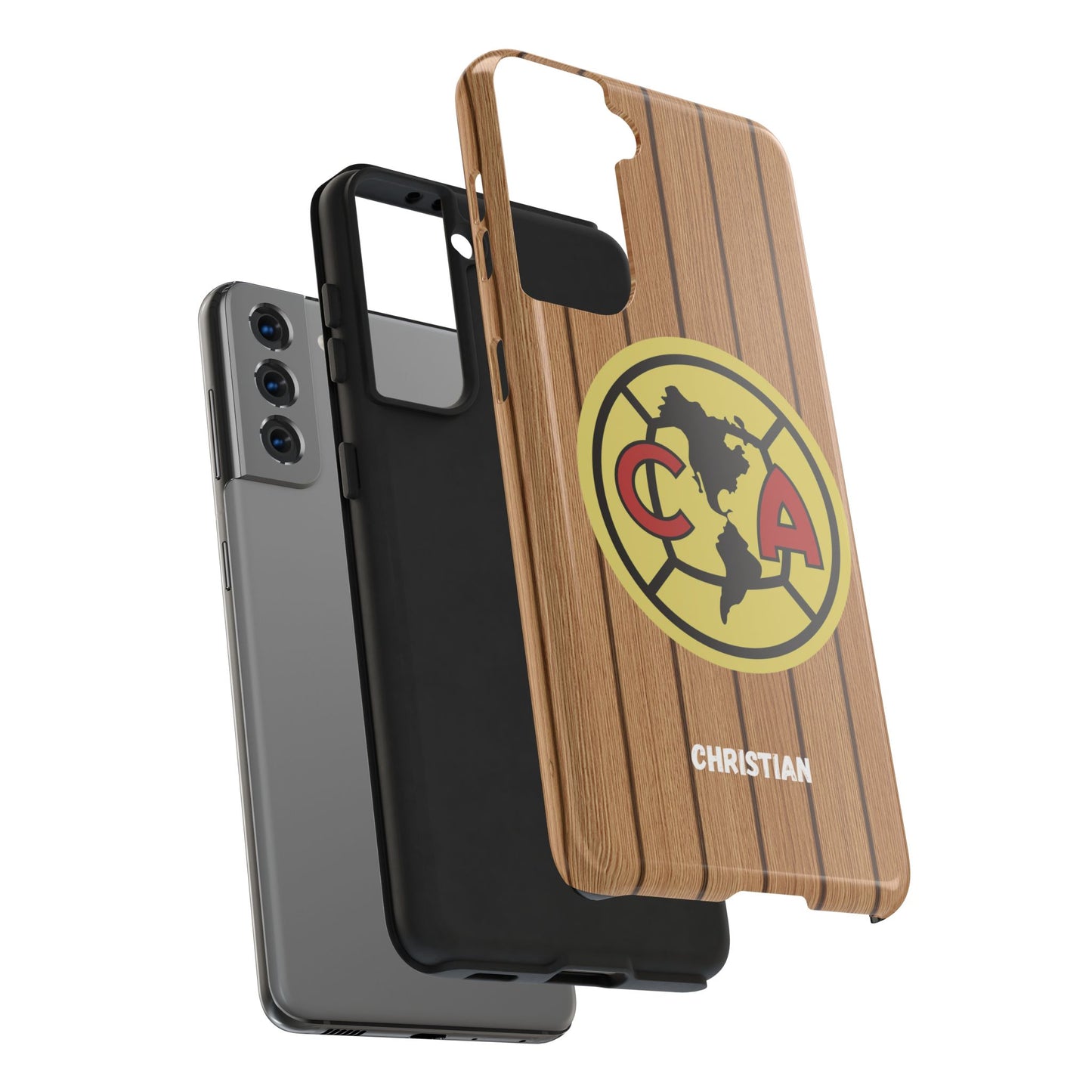 Wooden Phone Case - Club America Tough Phone Cases