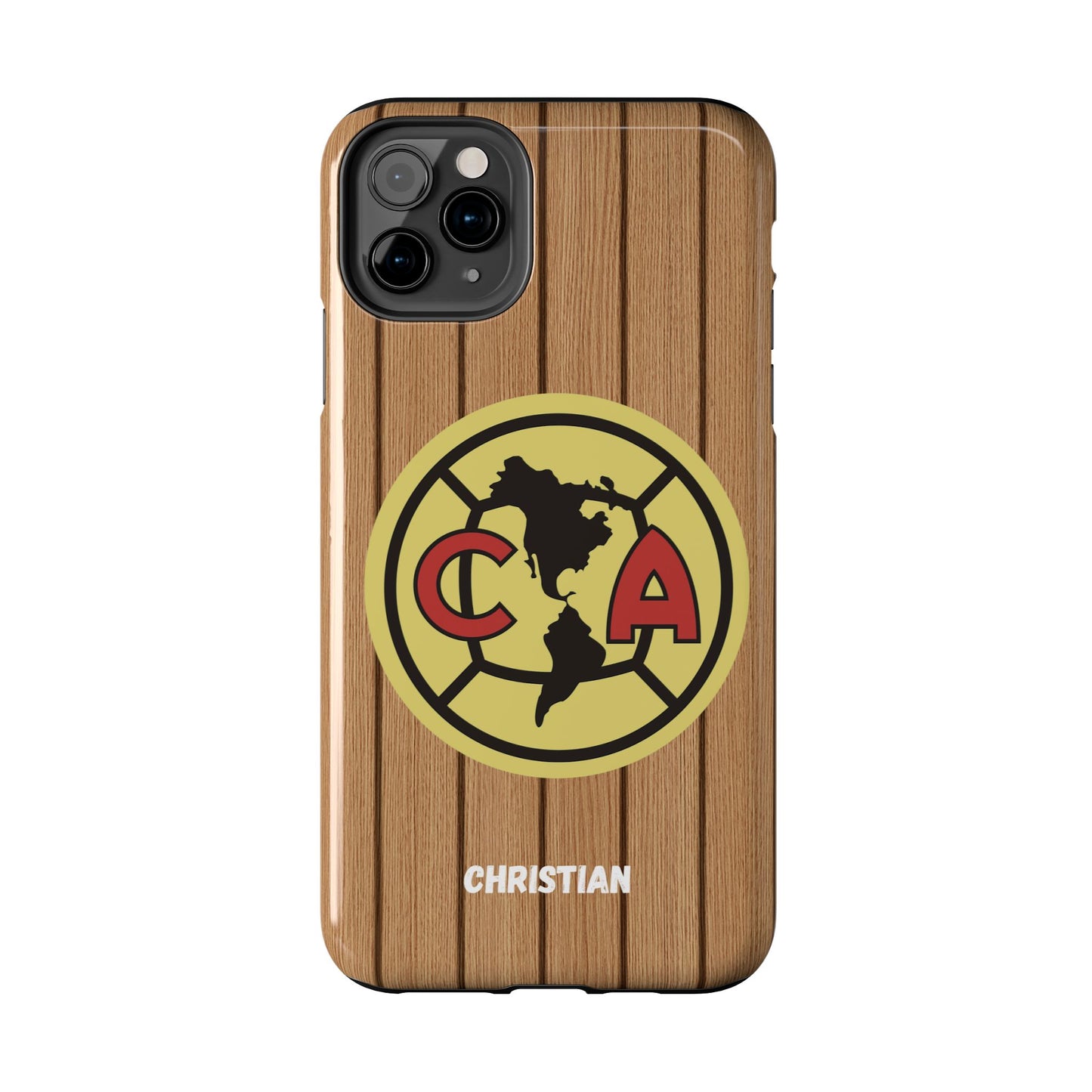 Wooden Phone Case - Club America Tough Phone Cases