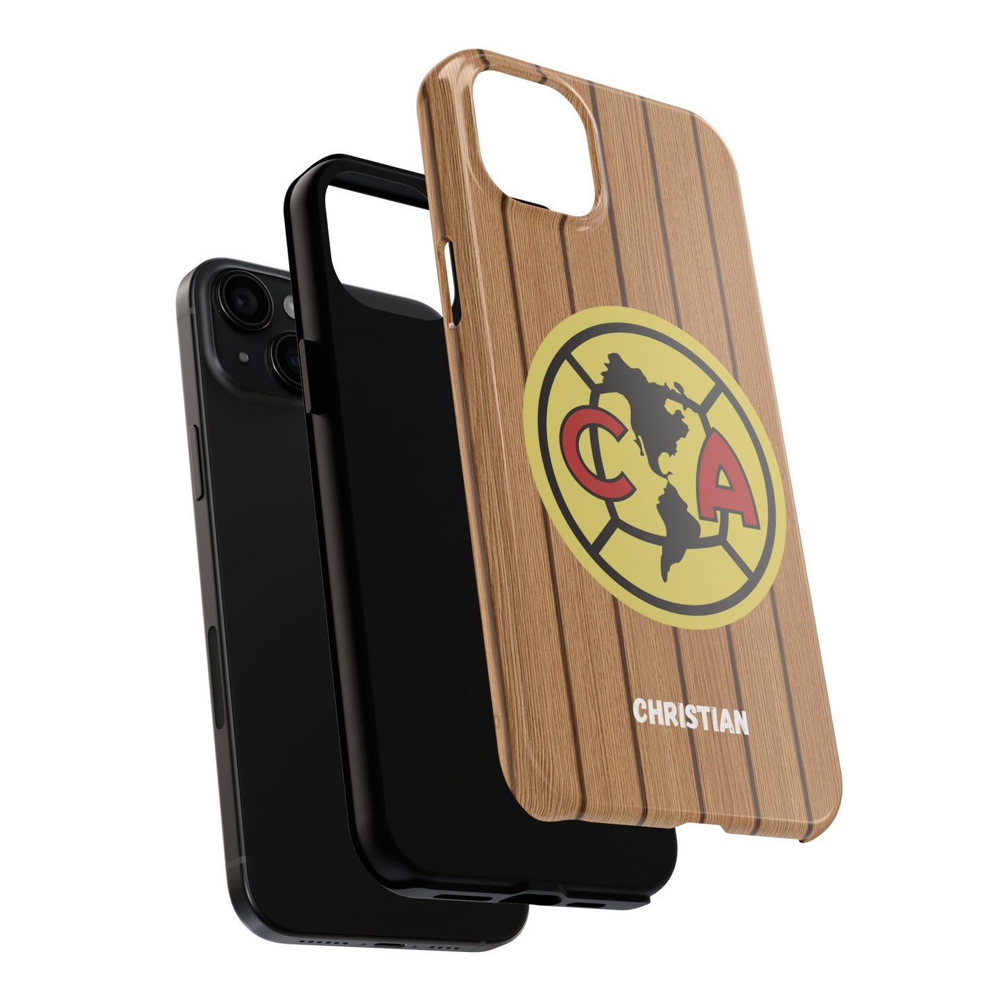 Wooden Phone Case - Club America Tough Phone Cases