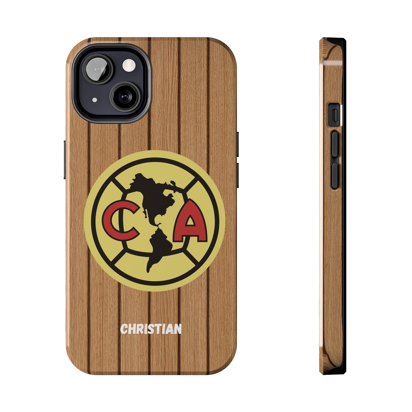 Wooden Phone Case - Club America Tough Phone Cases
