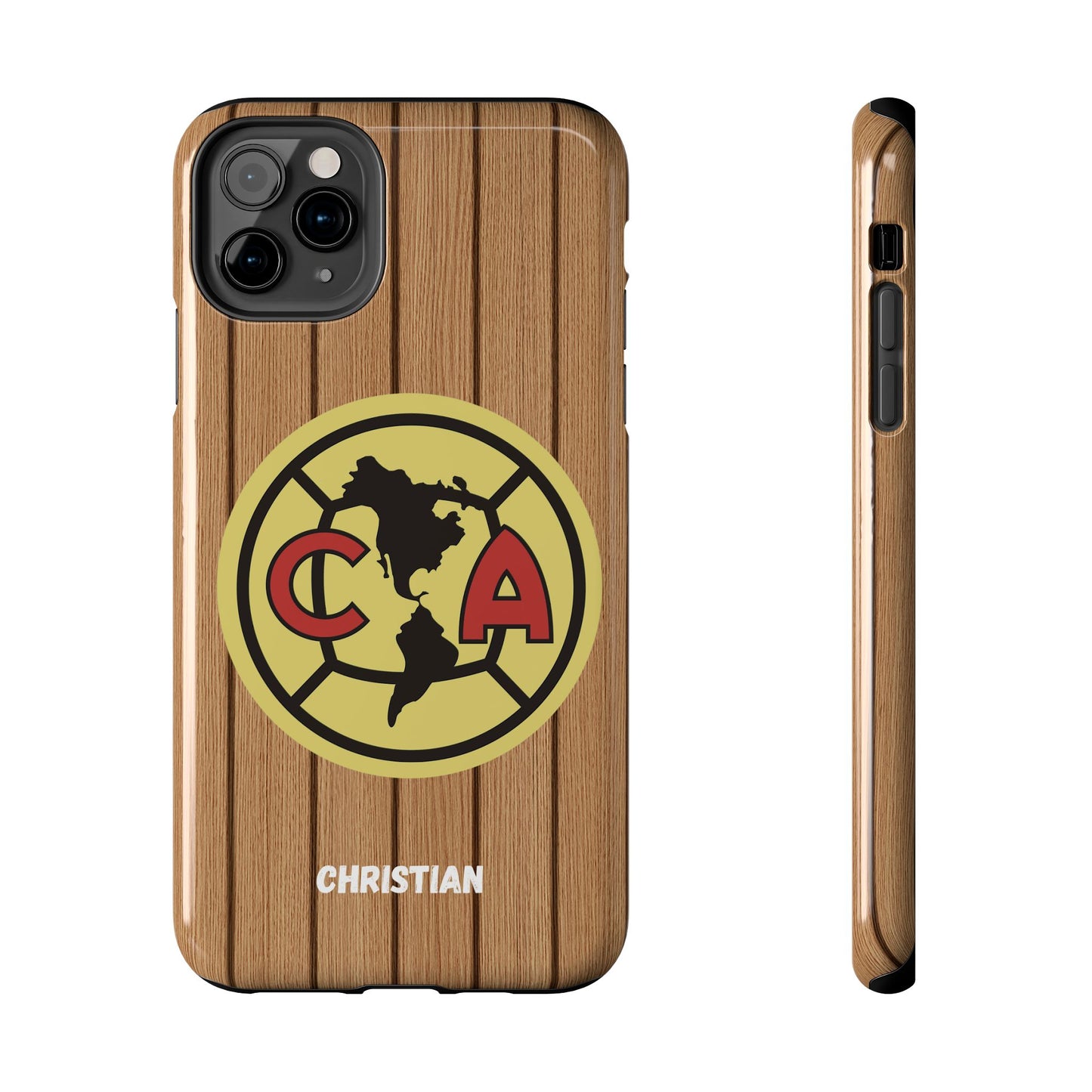 Wooden Phone Case - Club America Tough Phone Cases
