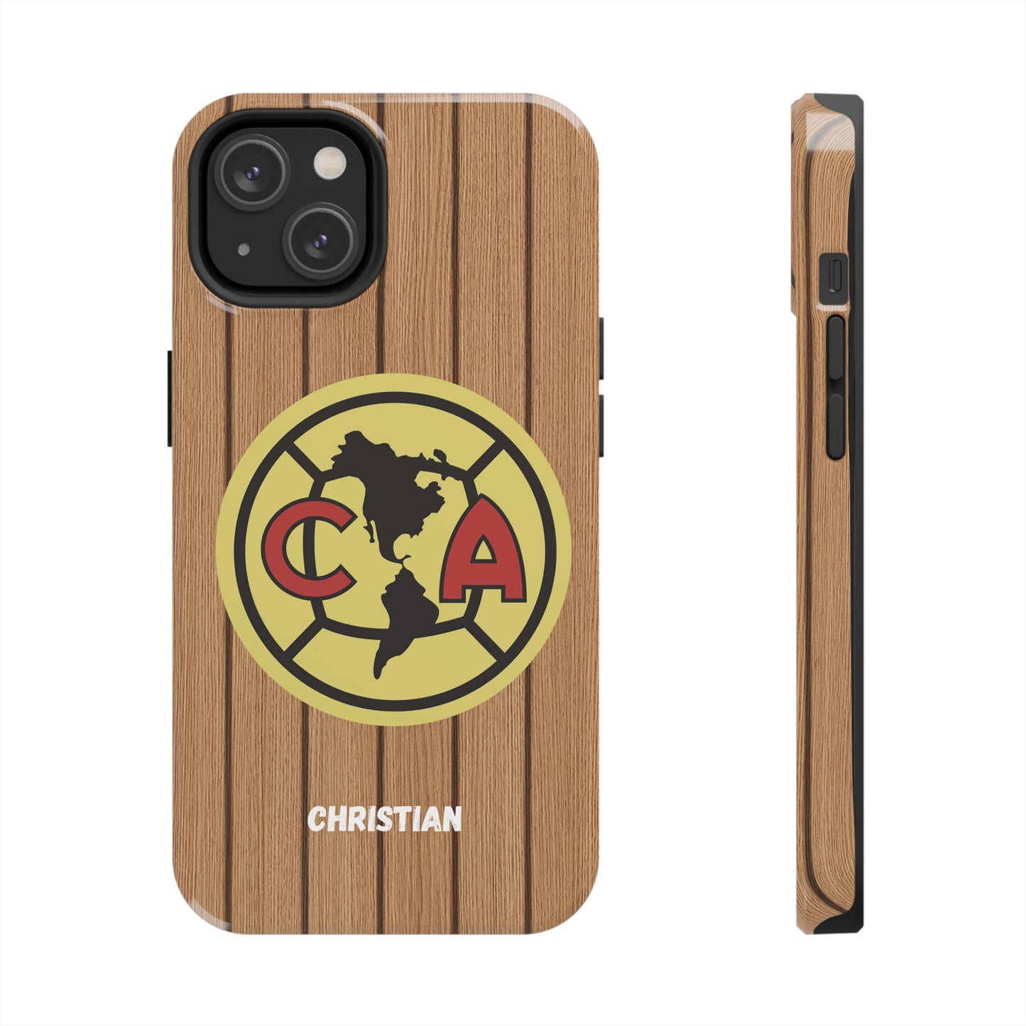Wooden Phone Case - Club America Tough Phone Cases