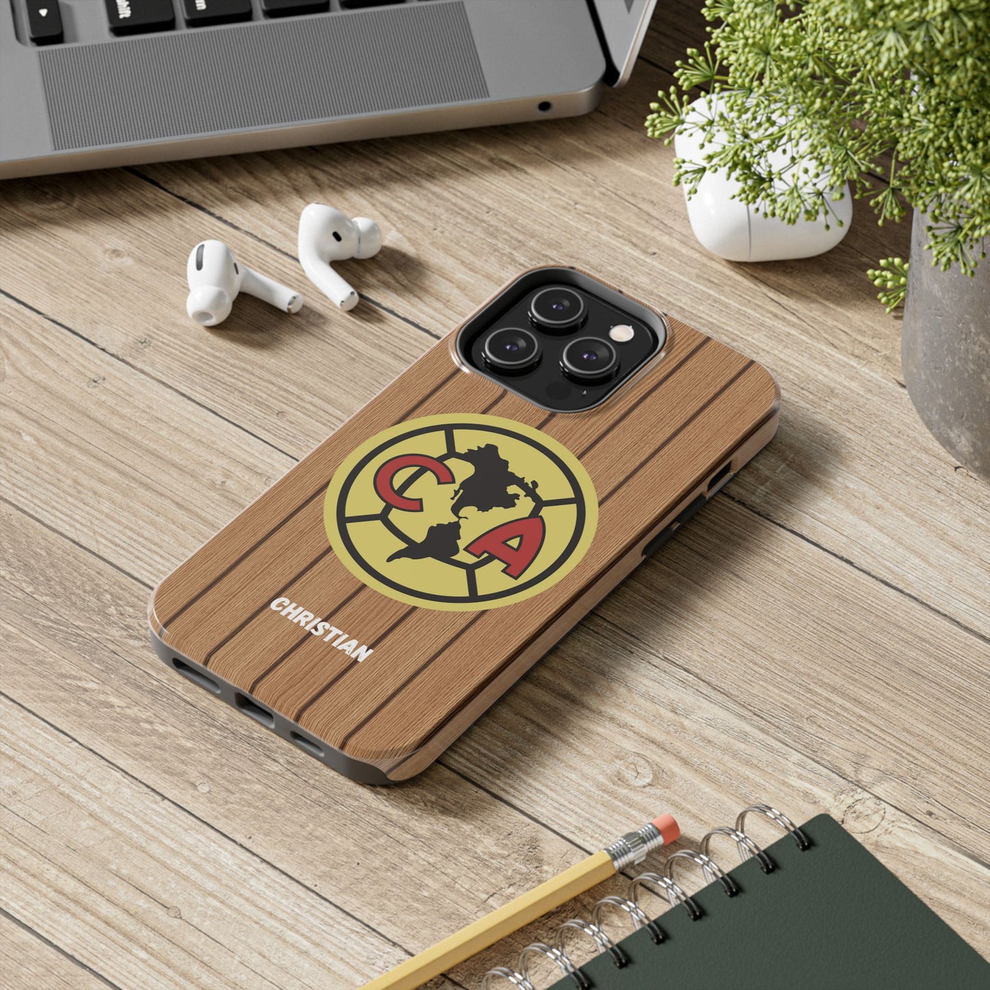 Wooden Phone Case - Club America Tough Phone Cases