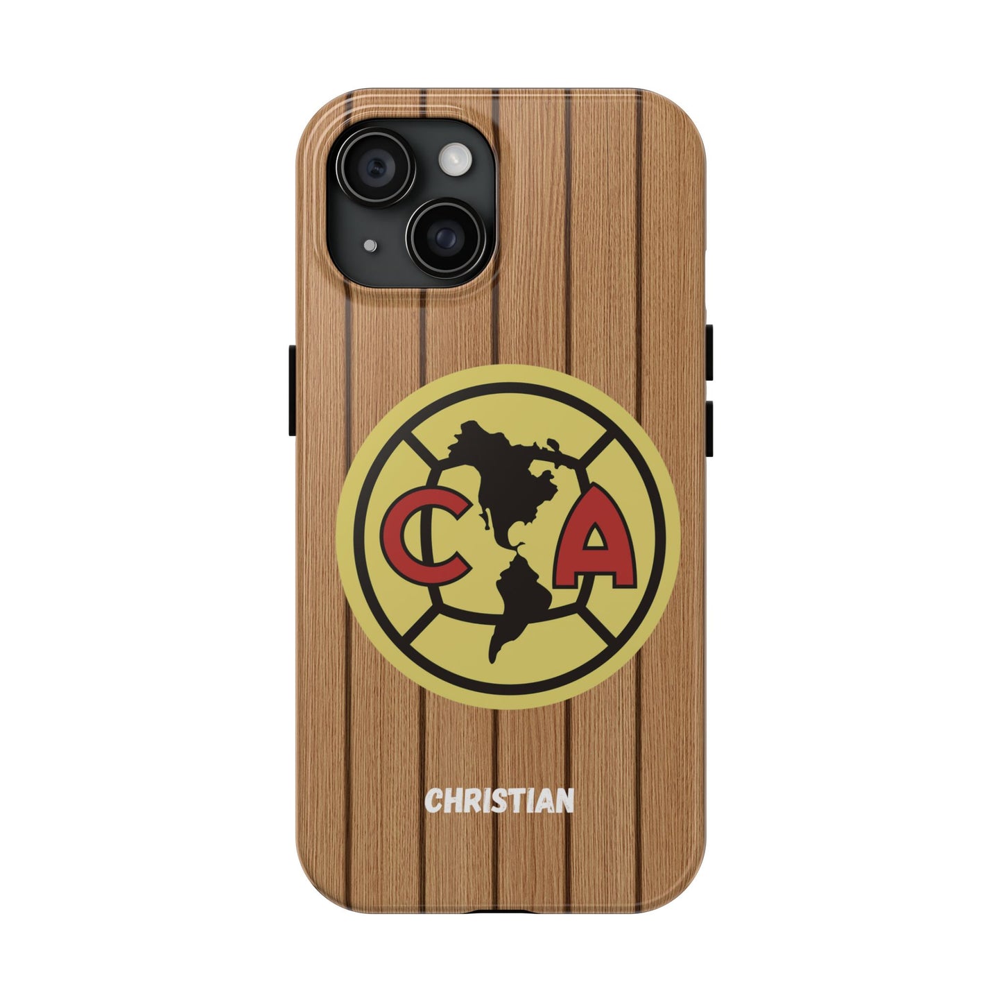 Wooden Phone Case - Club America Tough Phone Cases