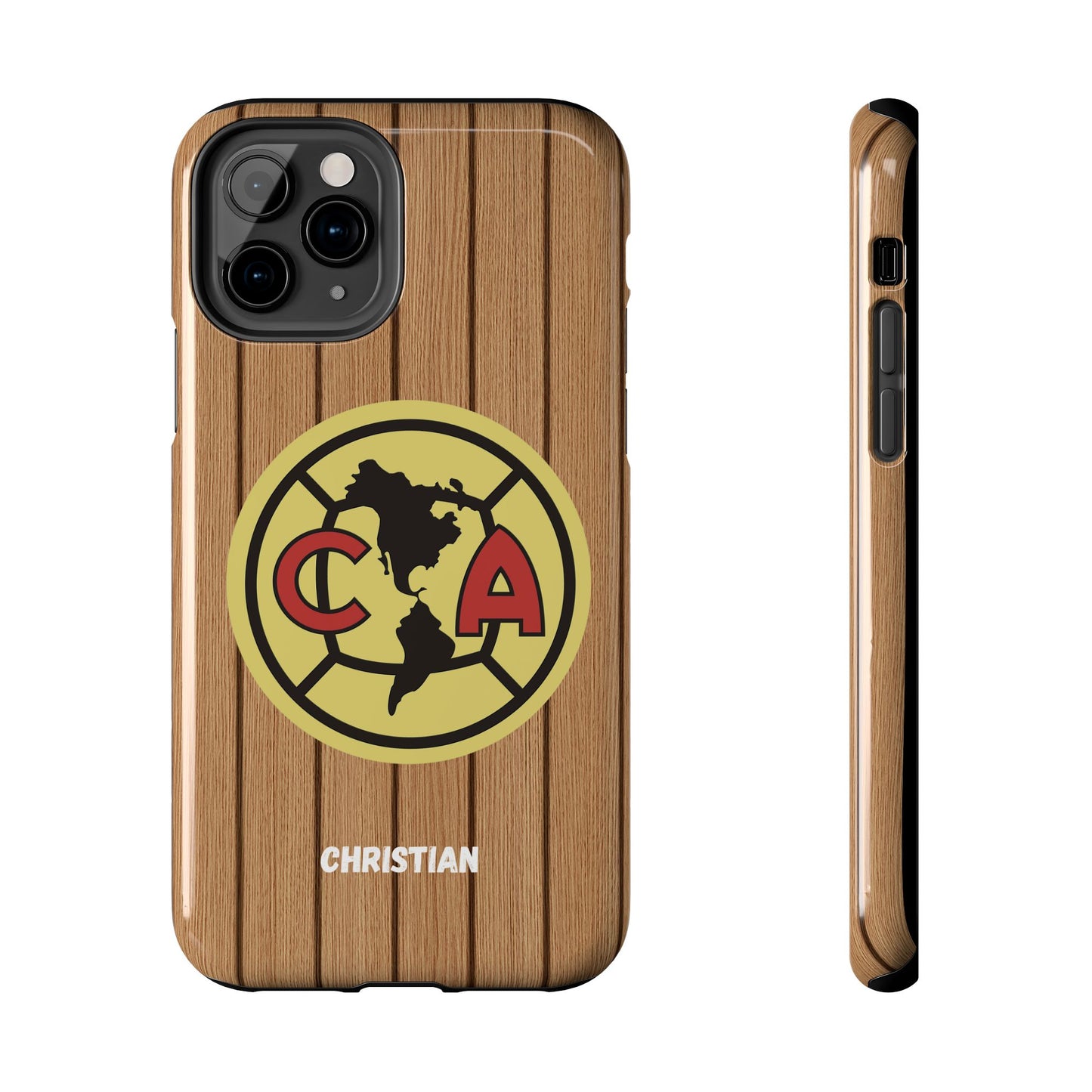 Wooden Phone Case - Club America Tough Phone Cases