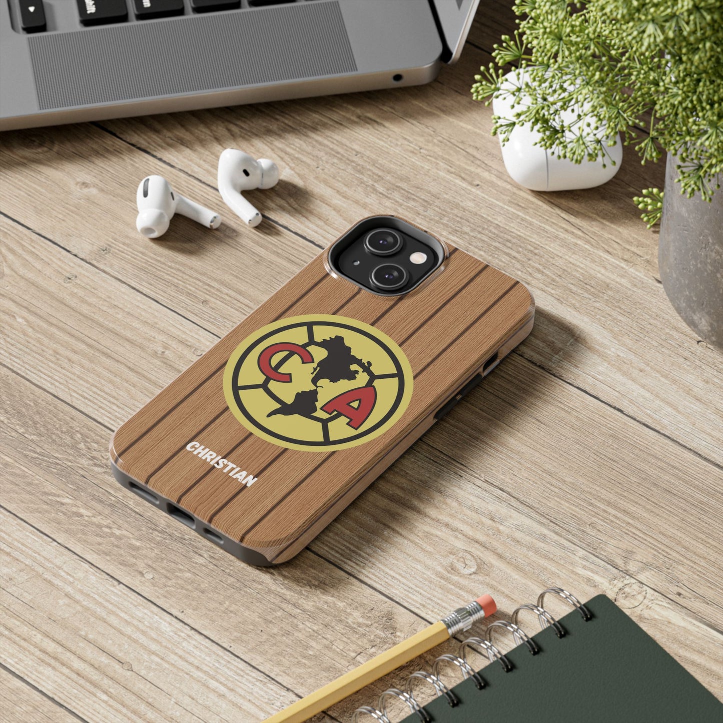 Wooden Phone Case - Club America Tough Phone Cases