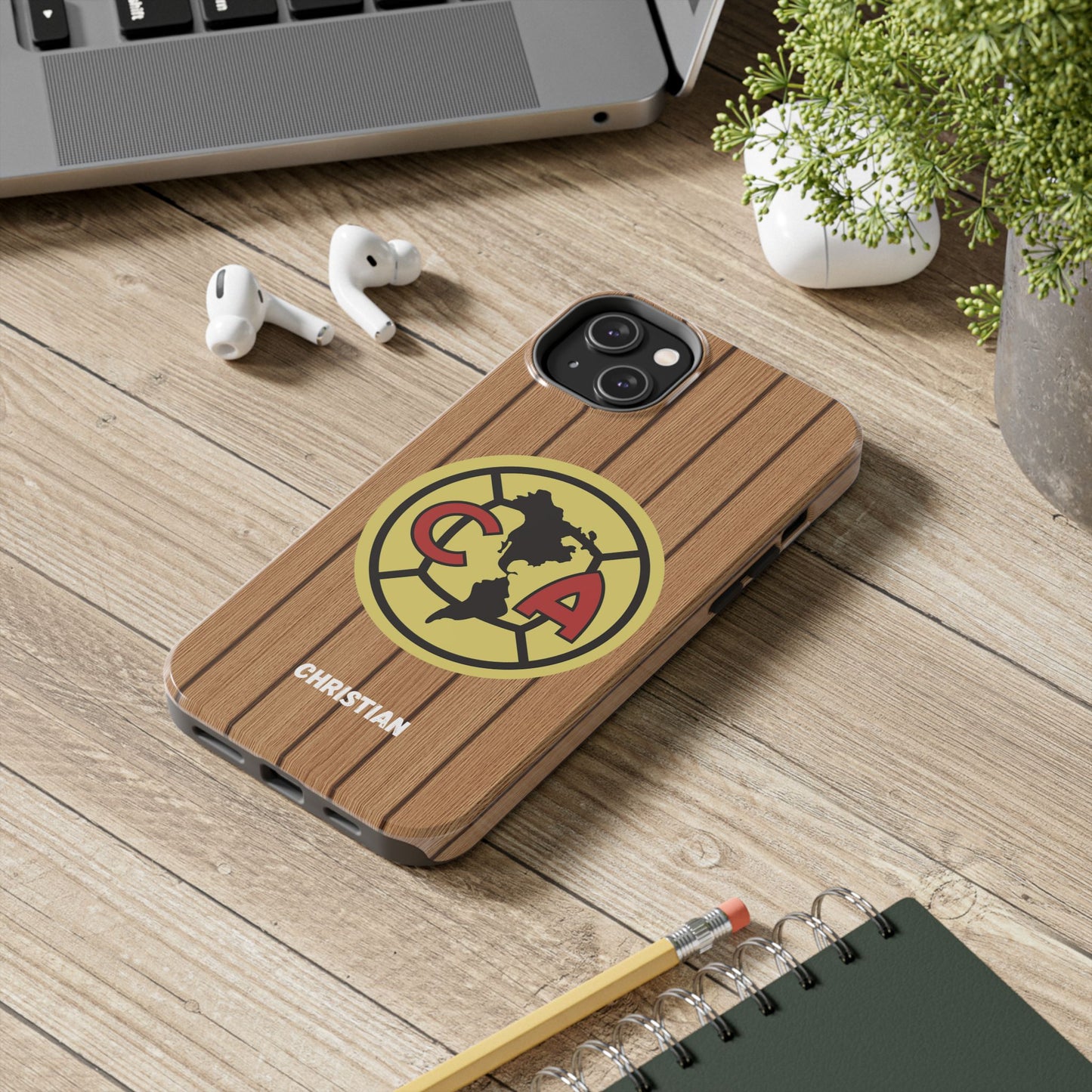 Wooden Phone Case - Club America Tough Phone Cases